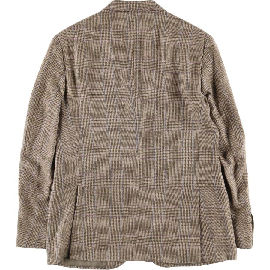 美品　Polo by Ralph Lauren チェック柄ジャケット L 古着 ラルフローレン POLO RALPH LAUREN CUSTOM FIT チェック柄