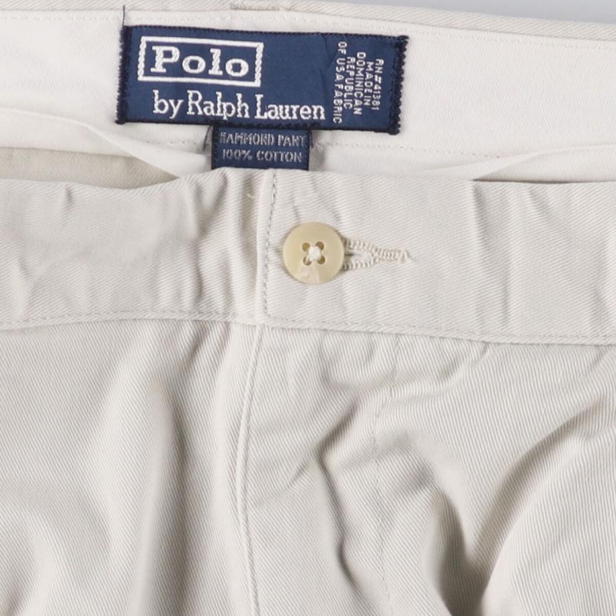 古着 ラルフローレン Ralph Lauren POLO by ツータック チノパンツ