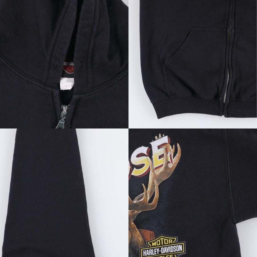 古着 ハーレーダビッドソン Harley-Davidson スウェットフルジップ