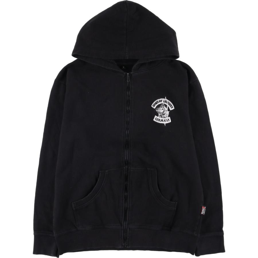   厚手　パーカー　上着　古着 厚手12.4オンス】肉厚ジップパーカー（裏起毛） [FLC-HSZ137