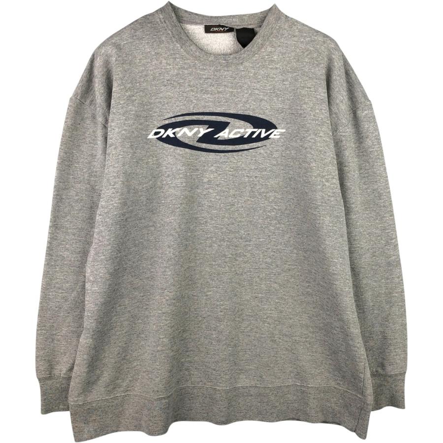 新品ダナキャランDKNYSPORTロゴスウェットトレーナーMオーバーサイズ 古着 90年代 ダナキャランニューヨーク DKNY ロゴスウェットシャツ