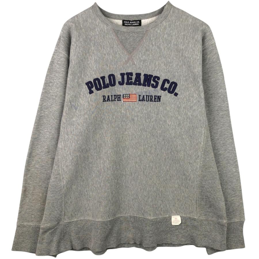 古着 00年代 ラルフローレン Ralph Lauren POLO JEANS COMPANY ロゴスウェットシャツ トレーナー メンズL相当 /eaa588263 古着 00年代 ラルフローレン Ralph Lauren POLO JEANS COMPANY ロゴ
