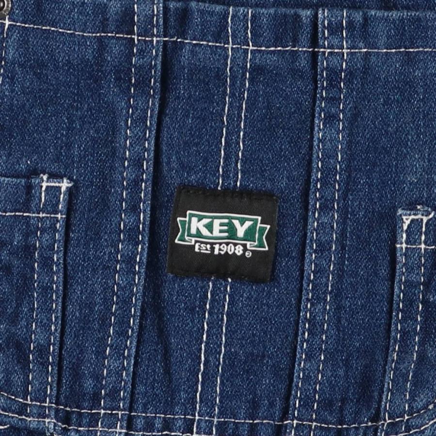 古着 キー Key デニムオーバーオール レディースL(w30)相当 /eaa588484