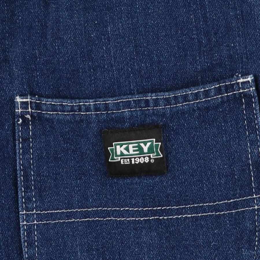 古着 キー Key デニムオーバーオール レディースL(w30)相当 /eaa588484