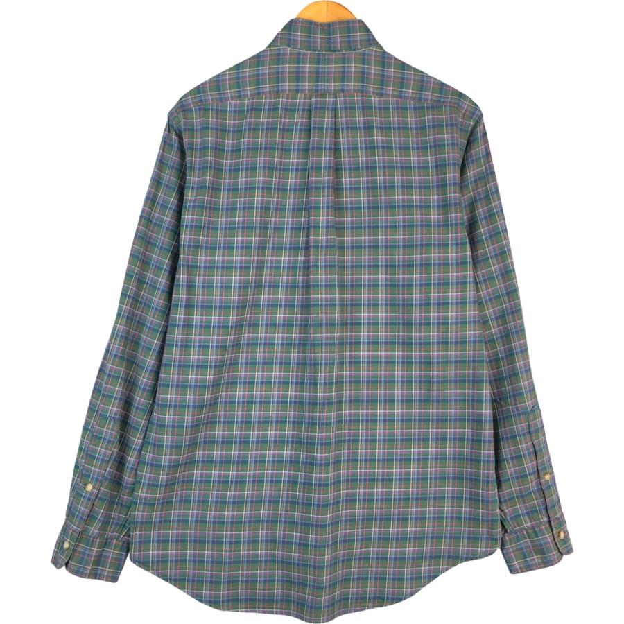 古着 ラルフローレン Ralph Lauren 長袖 ボタンダウンチェックシャツ
