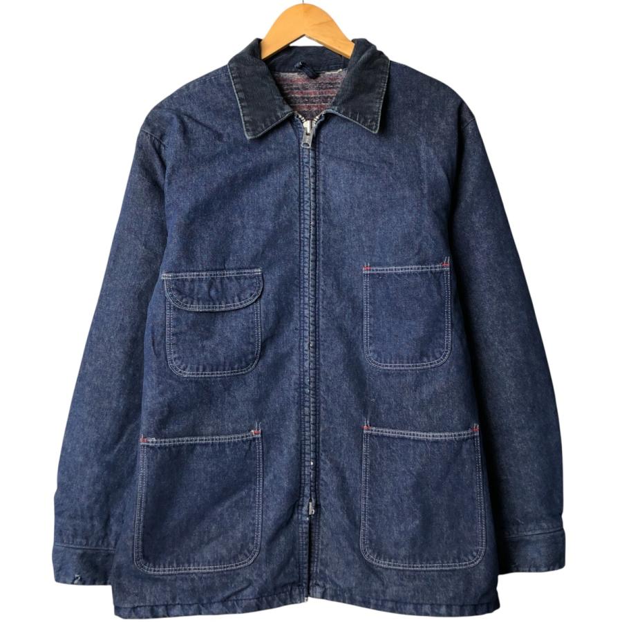 古着 バットダイ デニムカバーオール メンズL相当 ヴィンテージ