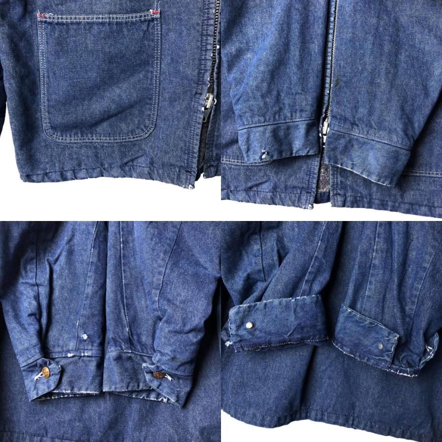古着 バットダイ デニムカバーオール メンズL相当 ヴィンテージ