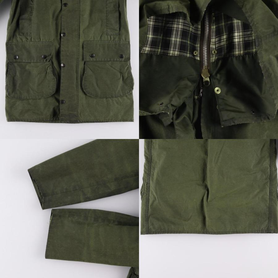 古着 80~90年代 バブアー Barbour BORDER ボーダー 旧3ワラント