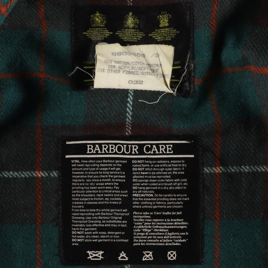 古着 80~90年代 バブアー Barbour ノーザンブリア 旧3ワラント