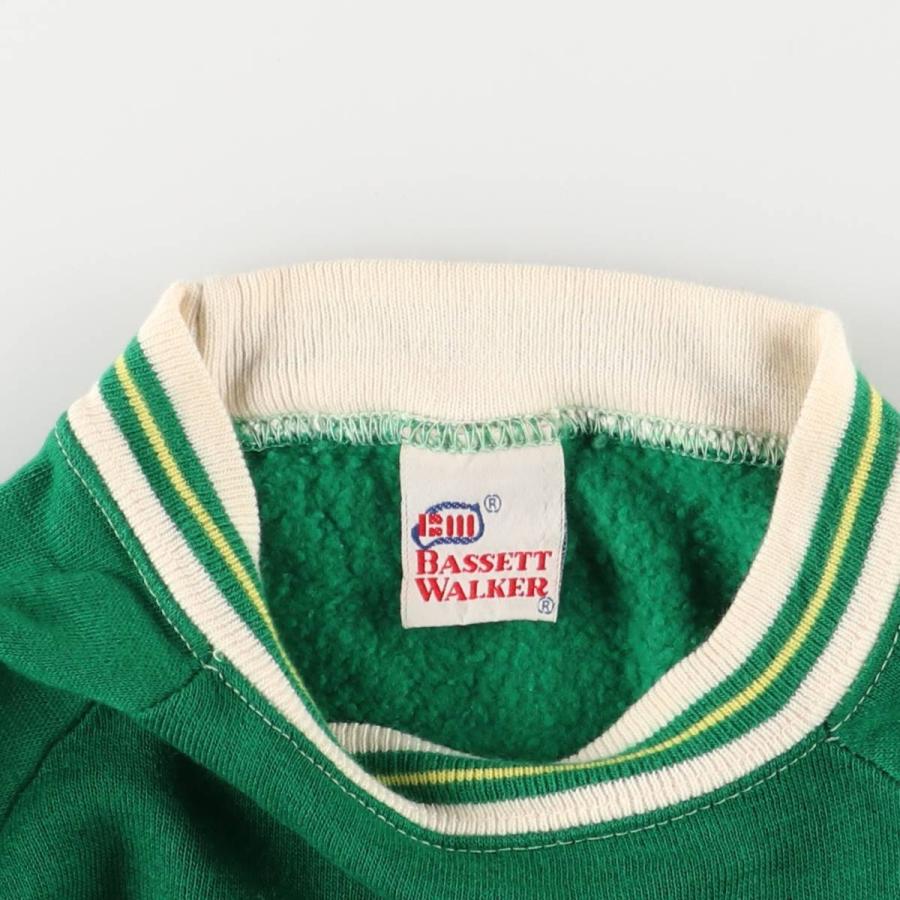古着 80年代 BASSETT WALKER 無地 ブランクスウェットシャツ トレーナー USA製 レディースS相当 ヴィンテージ /eaa588807 古着 80年代 BASSETT WALKER 無地 ブランクスウェットシャツ