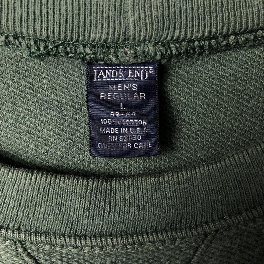 古着 80~90年代 ランズエンド LANDS' END コットンニットセーター USA