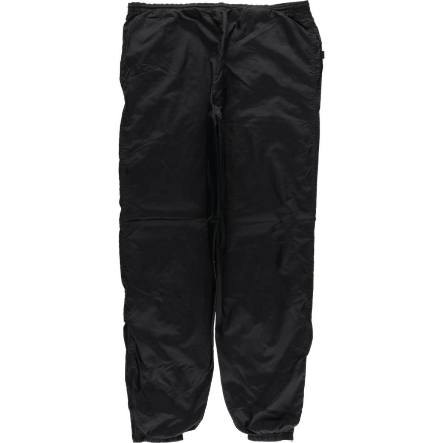デッドストックnikeナイキvintageナイロンパンツold黒ブラック NIKE（ナイキ） 古着 90年代 銀タグ ナイロンパンツ シャカシャカ