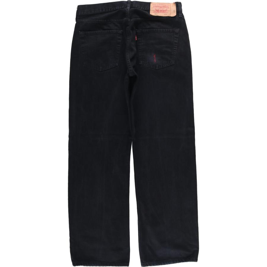 古着 リーバイス Levi's 501 ブラックデニム ストレートデニムパンツ メンズw33相当 /eaa588936 Levi's（リーバイス） 古着 Levi's 501 ブラックデニム ストレート