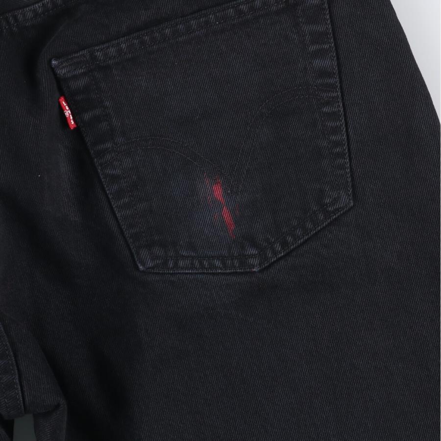 古着 リーバイス Levi's 501 ブラックデニム ストレートデニムパンツ メンズw33相当 /eaa588936 Levi's（リーバイス） 古着 Levi's 501 ブラックデニム ストレート