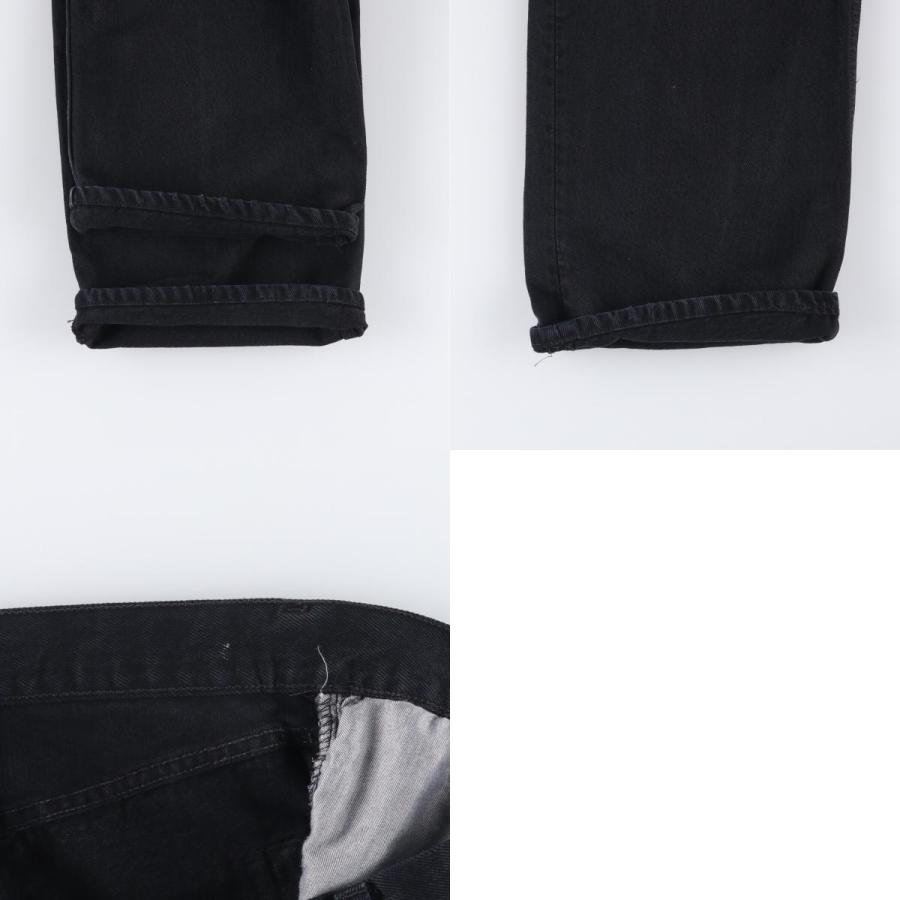 古着 リーバイス Levi's 501 ブラックデニム ストレートデニムパンツ メンズw33相当 /eaa588936 Levi's（リーバイス） 古着 Levi's 501 ブラックデニム ストレート