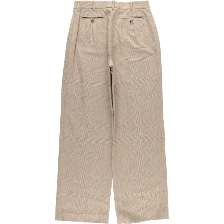 古着 マックスマーラ Max Mara グレンチェック ウール スラックス