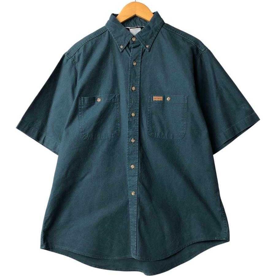 Carhartt（カーハート） 古着 90年代 ボタンダウン 半袖 ワークシャツ