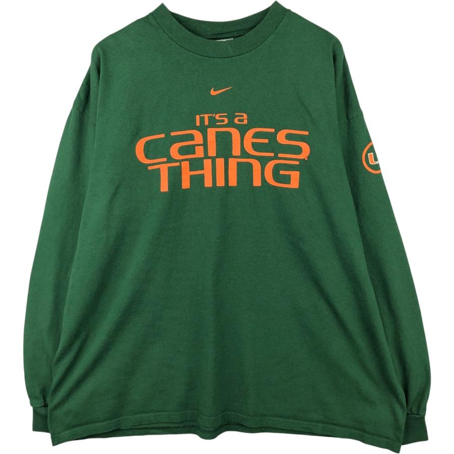 NIKE（ナイキ） 古着 00年代 NIKE TEAM ロングTシャツ ロンT メンズXL