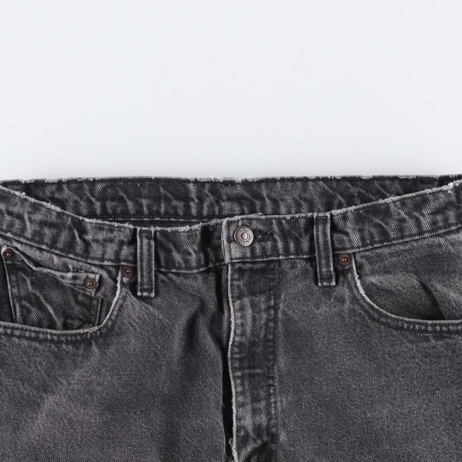 Levi's（リーバイス） 古着 Levi's 550 ブラックデニム テーパード