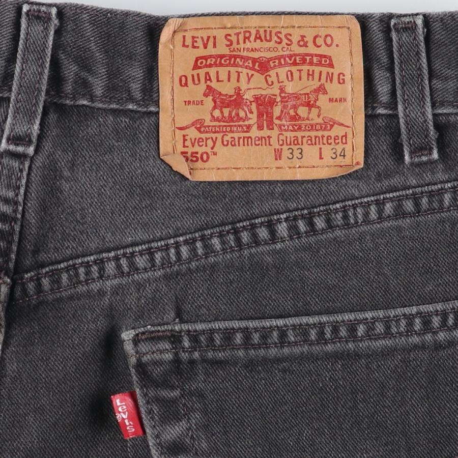 Levi's（リーバイス） 古着 00年代 Levi's 550 RELAXED FIT ブラック