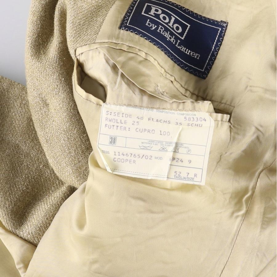 古着 ラルフローレン Ralph Lauren POLO by チェック柄 シルク