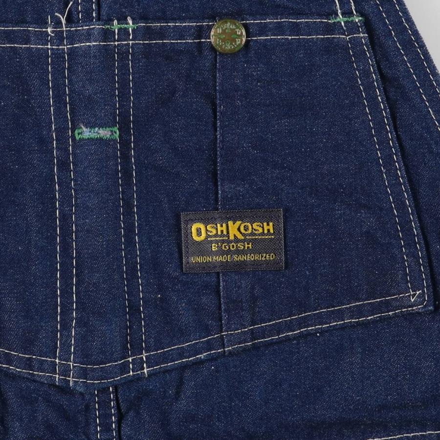 OSHKOSH（オシュコシュ） 古着 70年代 デニムオーバーオール USA製