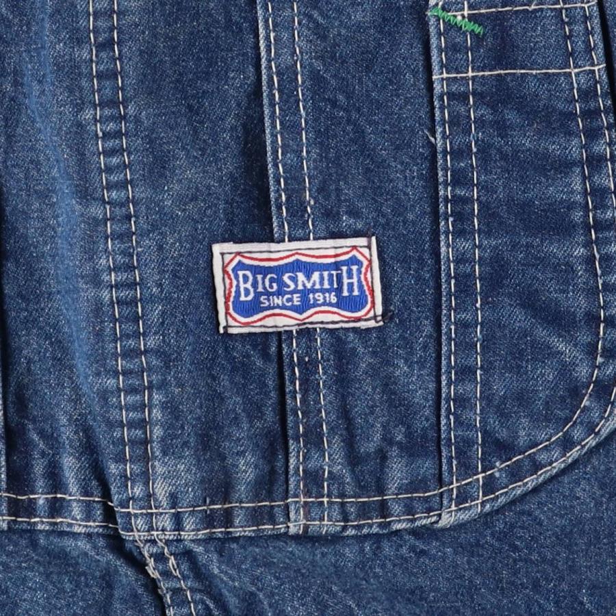 古着 70年代 ビッグスミス Big Smith デニムオーバーオール USA製