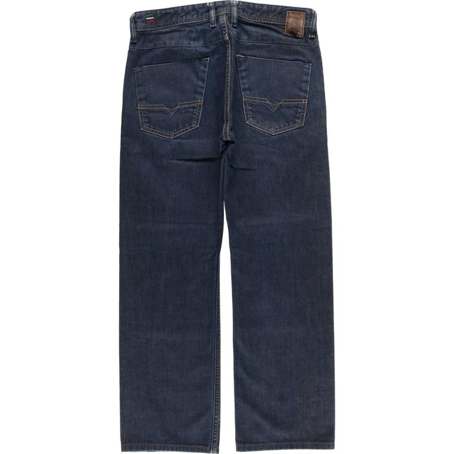 【鑑定済美品】24FW ディーゼル レイヤードデニム ダメージ加工 50（XL） DIESEL（ディーゼル） 古着 DIESEL REELACK ストレートデニムパンツ