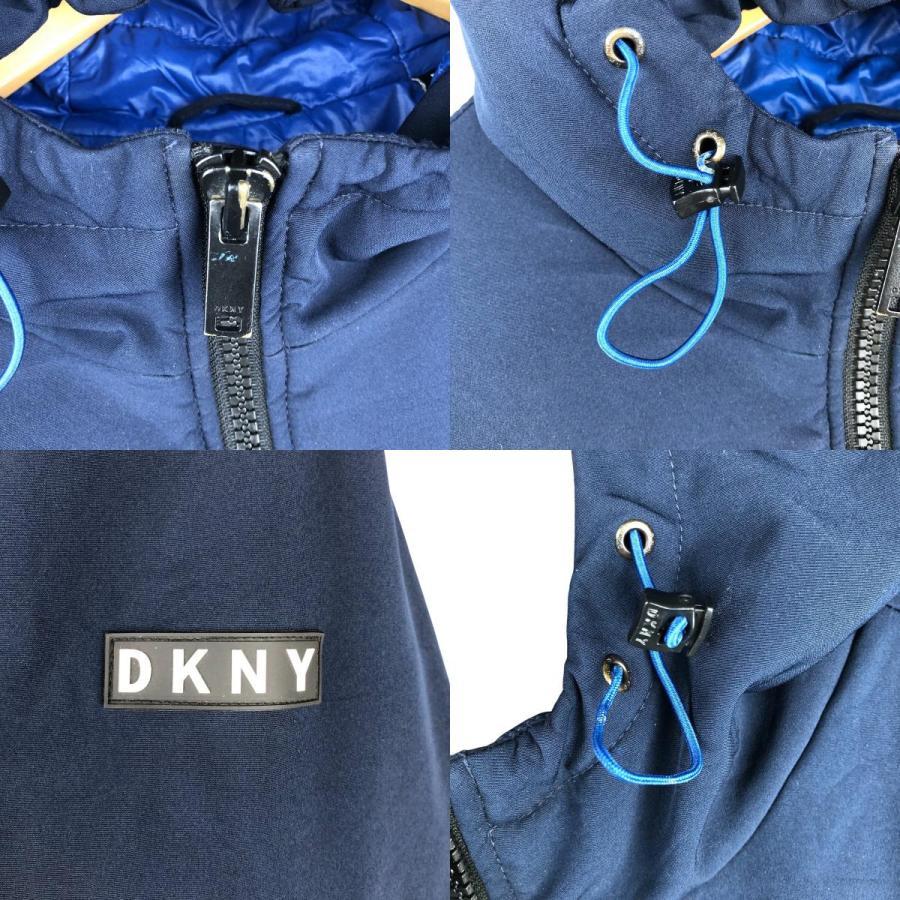 古着 ダナキャランニューヨーク DKNY ソフトシェル 中綿パーカー