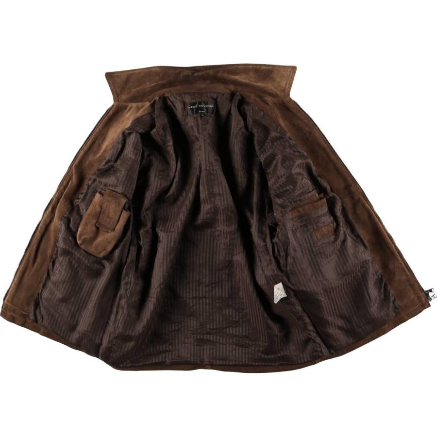 古着 VENT COUVERT スイングトップタイプ スエードレザー スポーツ