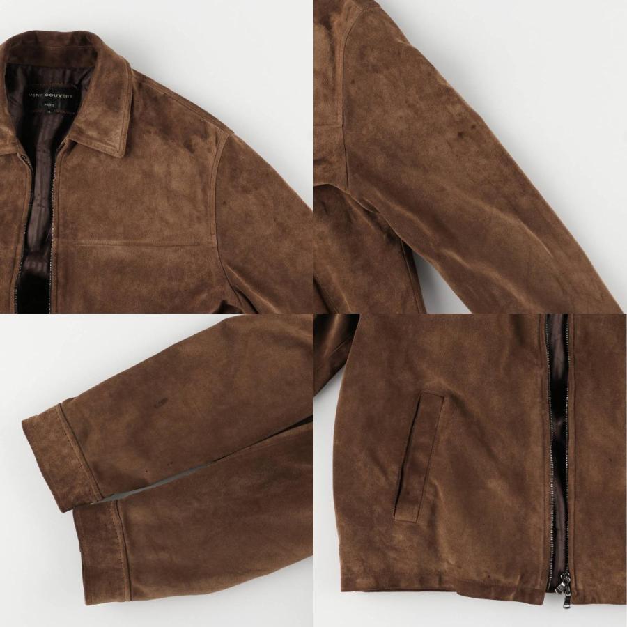 古着 VENT COUVERT スイングトップタイプ スエードレザー スポーツ