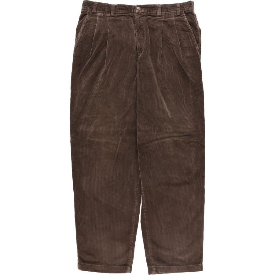 古着 クラフトアンドバロー CROFT&BARROW KHAKIS ツータック コーデュロイパンツ メンズw36相当 /eaa589513 古着 クラフトアンドバロー CROFT and BARROW KHAKIS ツータック