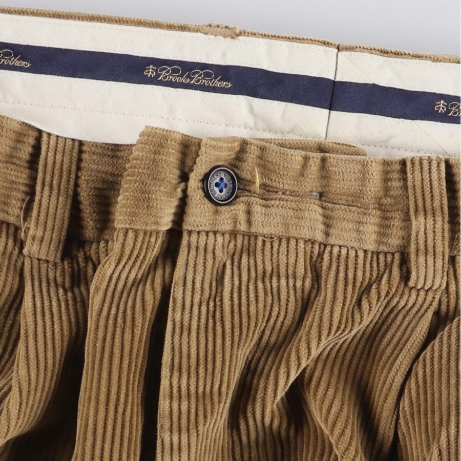 未使用に近い　ブルックスブラザーズ　エリオット　コーデュロイ　ツータックパンツ BROOKS BROTHERS（ブルックスブラザーズ） 古着 Brooks Brothers