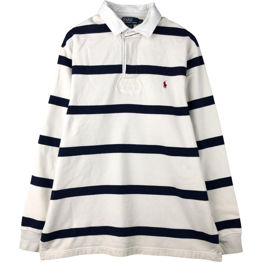 新品 ポロラルフローレン ラガーシャツ 長袖 ポロシャツ XL ボーダー 春秋冬 POLO ラルフローレンボーダーラガーシャツ送料無料 長袖 ポロ、ラガ