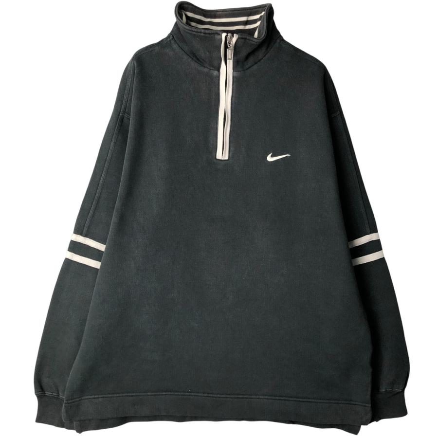 NIKE 古着 90年代 ナイキ ハーフジップスウェットシャツ トレーナー