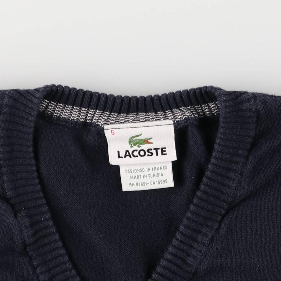 LACOSTE（ラコステ） 古着 LACOSTE Vネック コットンニットセーター 5