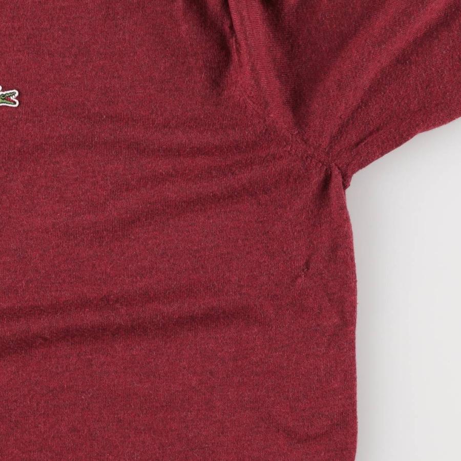 LACOSTE（ラコステ） 古着 カシミア混 Vネック コットンニットセーター