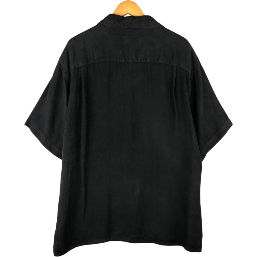 【中古】半袖シャツ　メンズ（L） 古着 ペリーエリス PERRY ELLIS 半袖 オープンカラー シルクシャツ