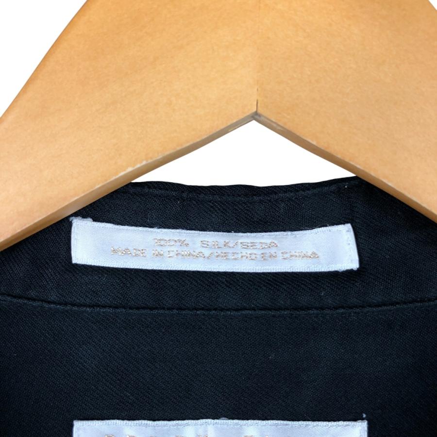 古着 ペリーエリス PERRY ELLIS 半袖 オープンカラー シルクシャツ