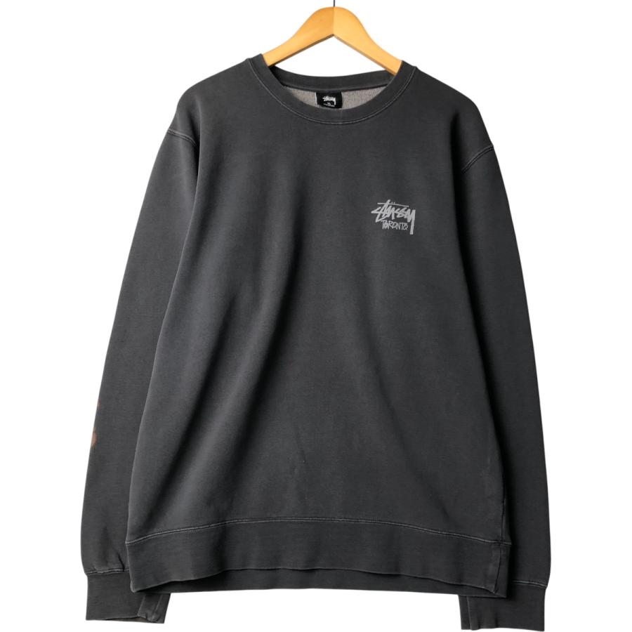 STUSSY 古着 ステューシー ロゴスウェットシャツ トレーナー