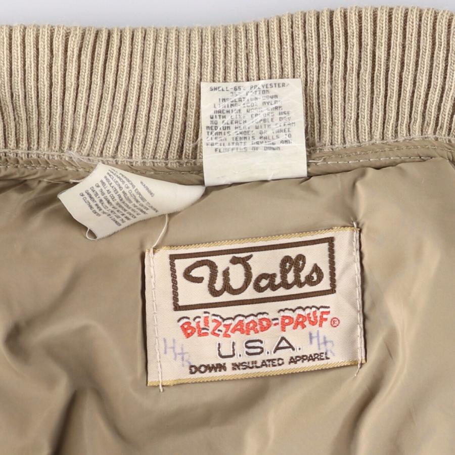 古着 80~90年代 ウォールズ Walls Blizzard-Pruf 中綿入り ダウン