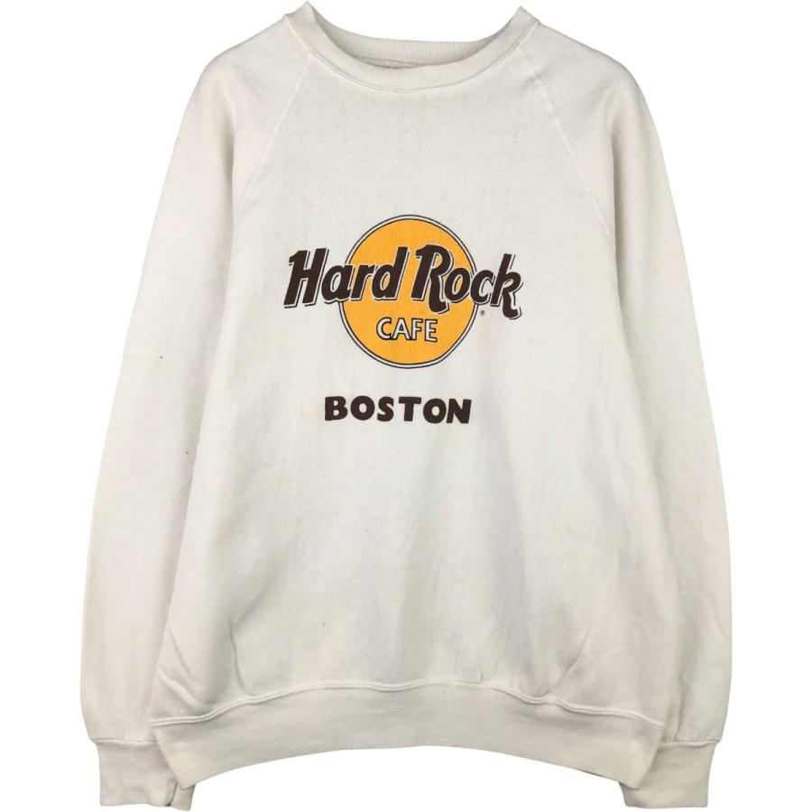 古着 Hard Rock Cafe ハードロックカフェ アドバタイジング スウェットシャツ トレーナー USA製 X-LARGE メンズXL相当 /eaa589915 古着 Hard Rock Cafe ハードロックカフェ アドバタイジング スウェット