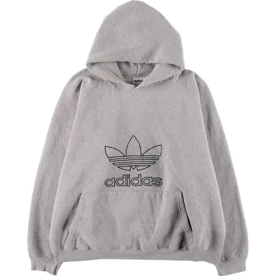 adidas 古着 80~90年代 アディダス デカロゴ スウェットプルオーバー