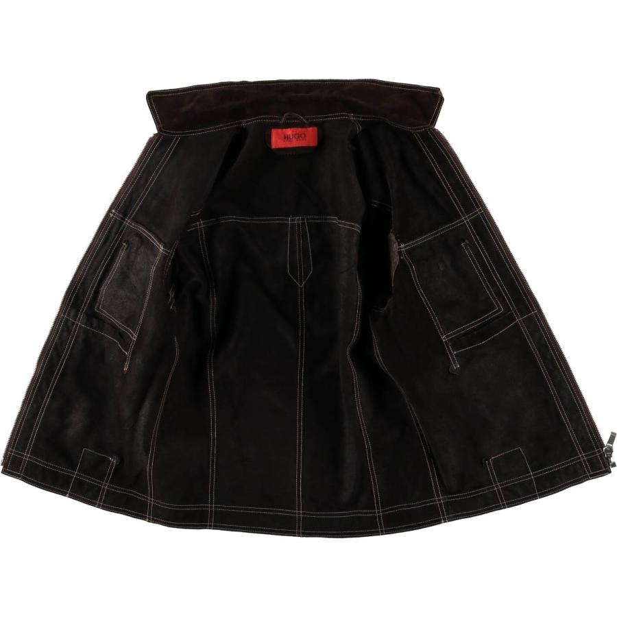 HUGO BOSS（ヒューゴ・ボス） 古着 スエードレザージャケット メンズM
