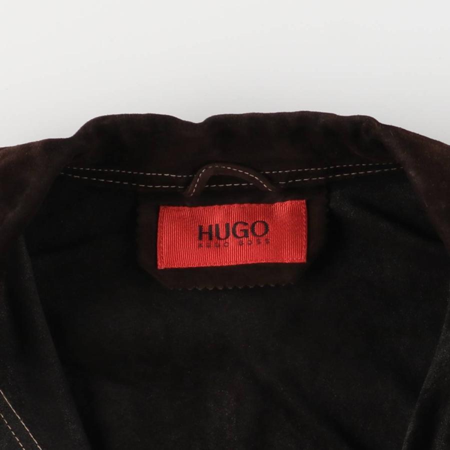 HUGO BOSS（ヒューゴ・ボス） 古着 スエードレザージャケット メンズM
