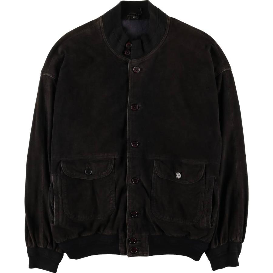 古着 Robert Ley スエードレザーブルゾン メンズXXL相当 /eaa589967