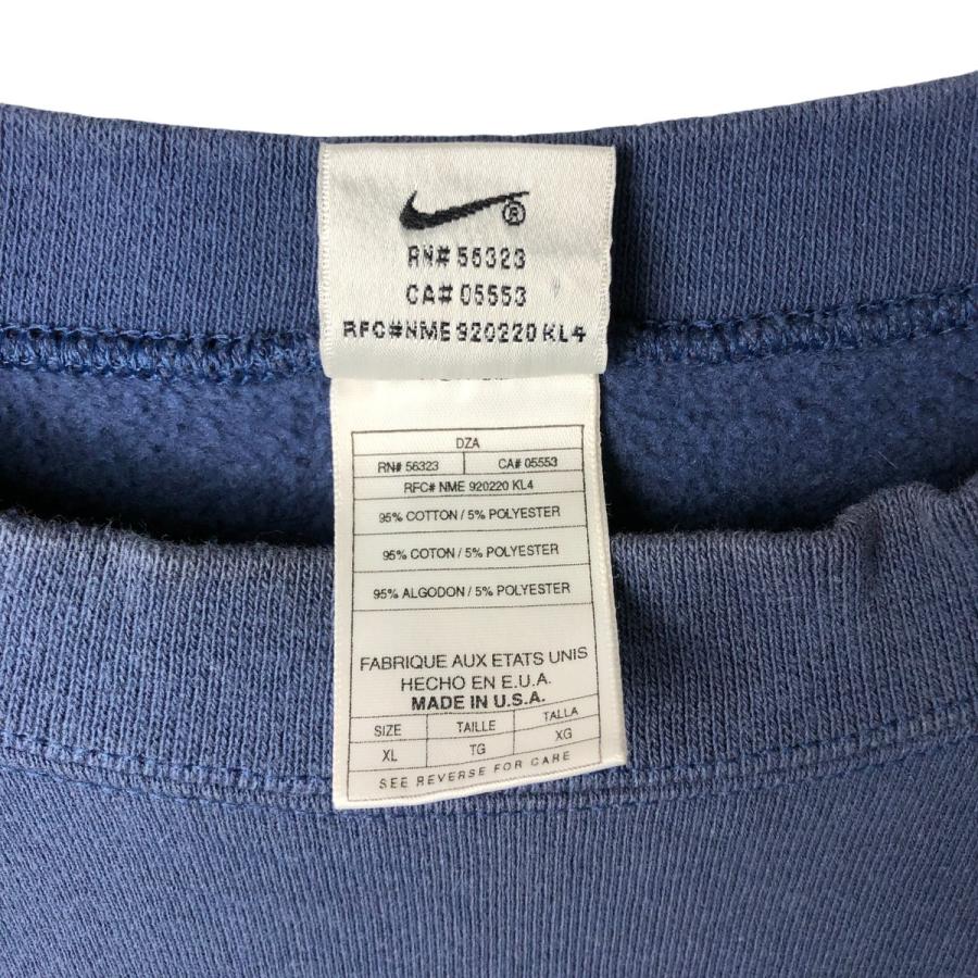 NIKE（ナイキ） 古着 90年代 ワンポイントロゴスウェットシャツ