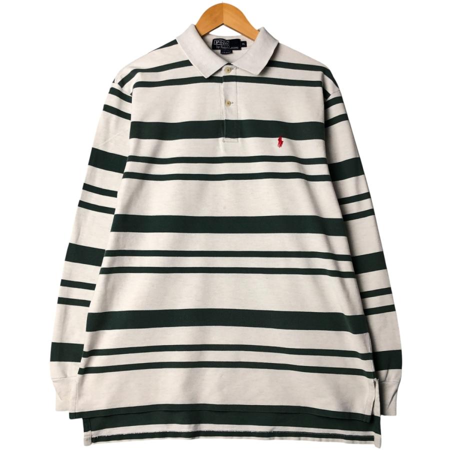 古着 90年代 ラルフローレン Ralph Lauren POLO by 長袖 ボーダー