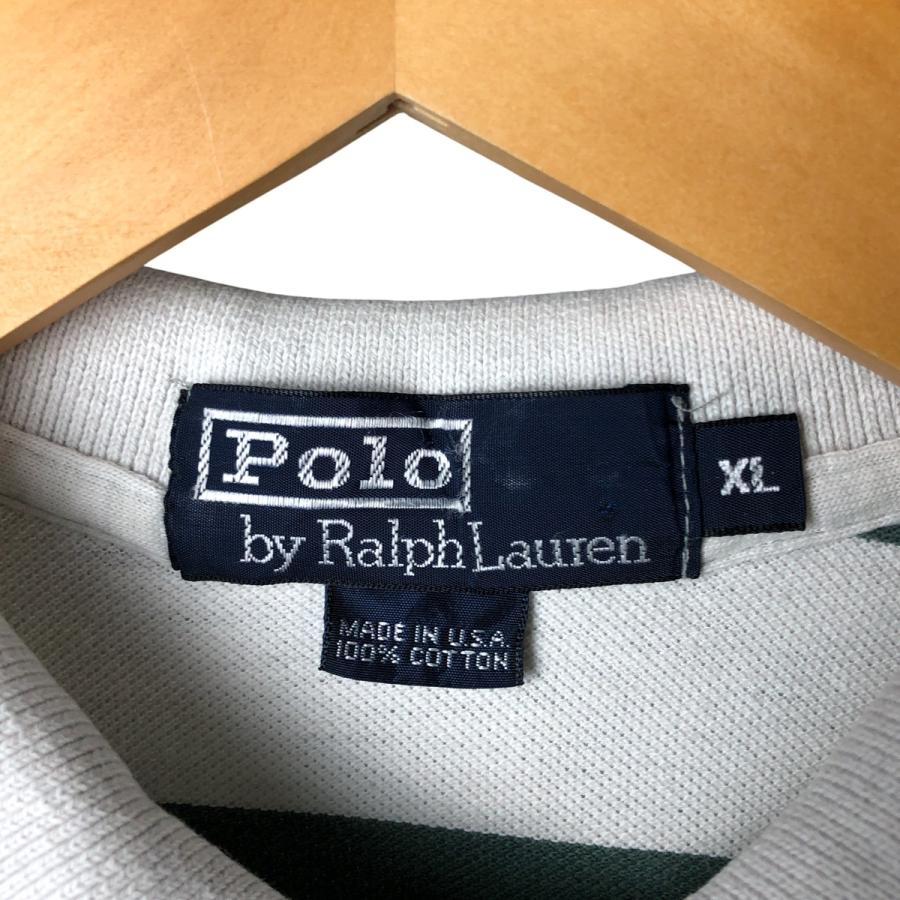 古着 90年代 ラルフローレン Ralph Lauren POLO by 長袖 ボーダー