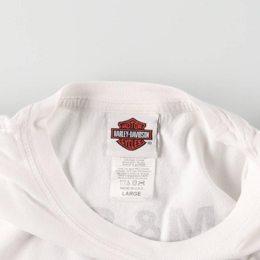 古着 ハーレーダビッドソン Harley-Davidson ドクロ柄 スカル柄